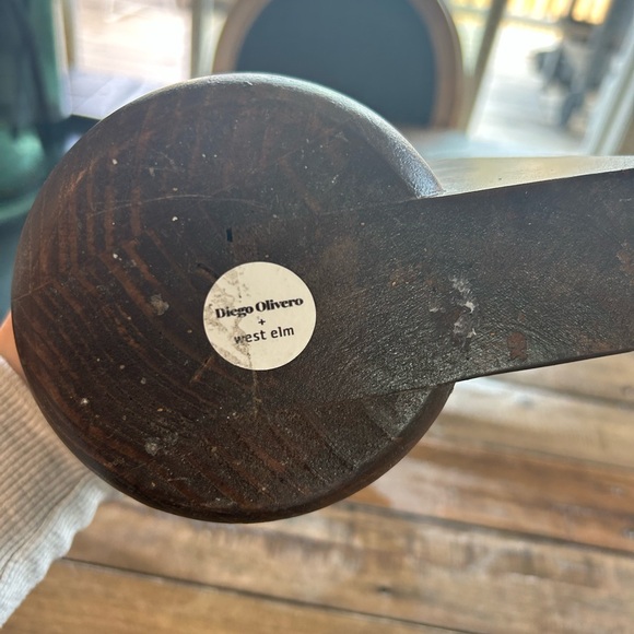 West Elm x Diego Olivero Geo Series Carved Wood Decor - Picture 7 of 9